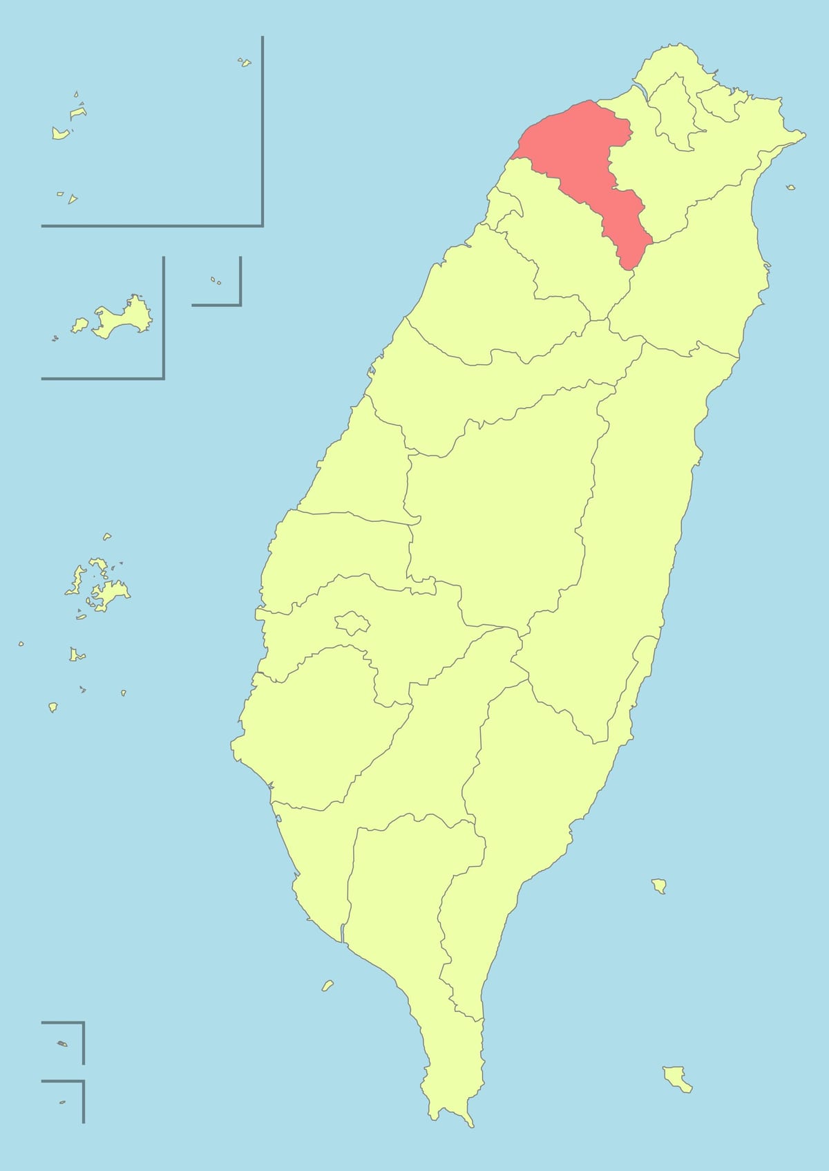 Тајван мапата taoyuan