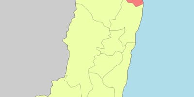 Карта на hualien Тајван