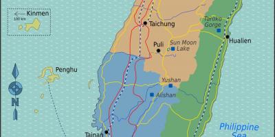 Taipei Тајван мапа на локација
