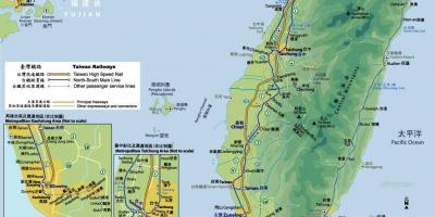 Железничката станица мапата Тајван