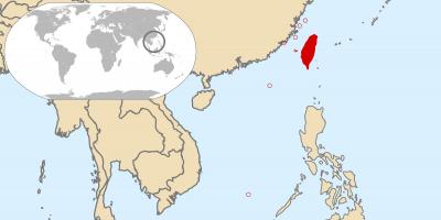 Тајван глобалната мапа